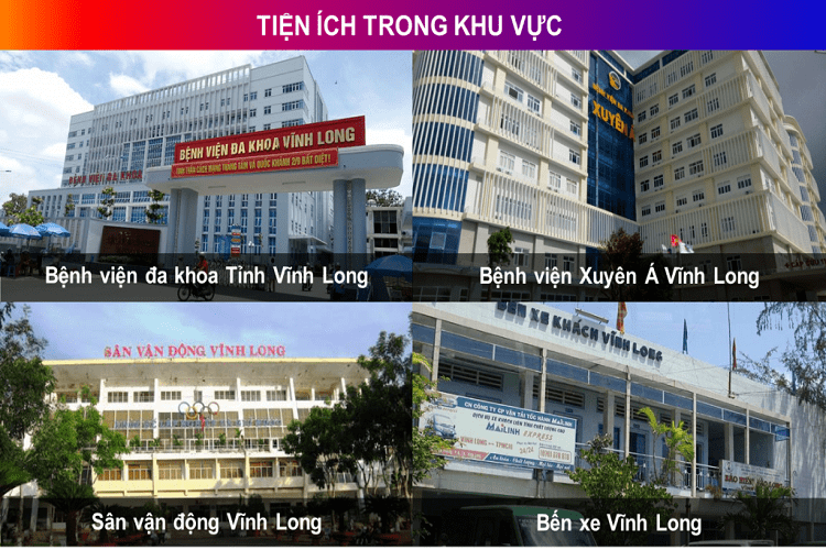 Bệnh viện, sân vận động, bến xe dự án Vĩnh Long New Town