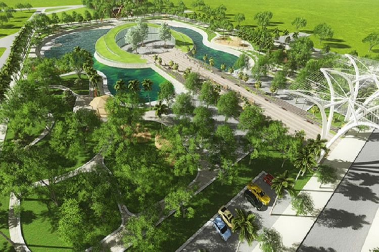 Công viên dự án khu đô thị Phúc Đạt