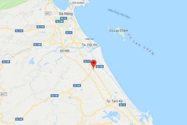 Vị trí dự án khu đô thị Bình Nguyên Quảng Nam