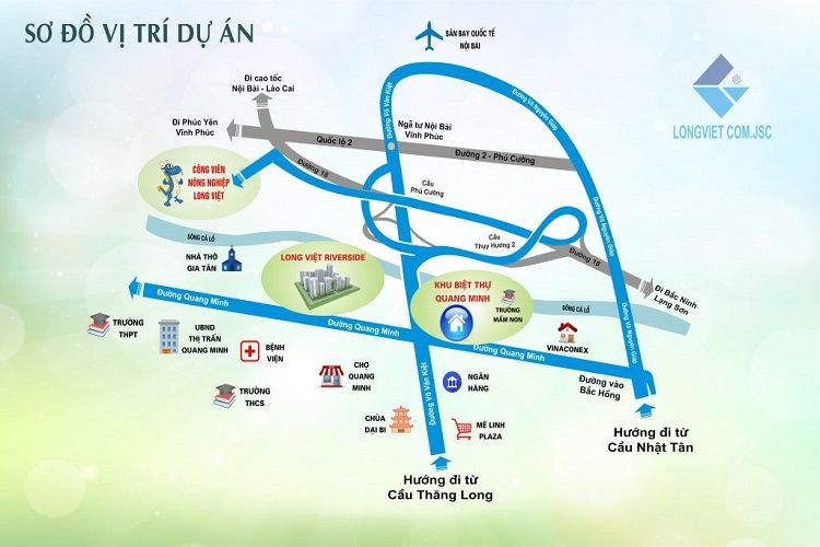 Tiện ích ngoại khu dự án Long Việt Riverside