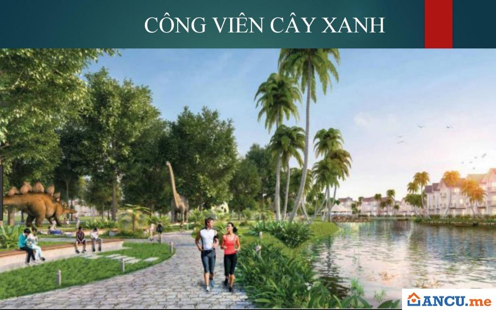 Công viên cây xanh tại dự án Emerald Bay Quảng Ninh