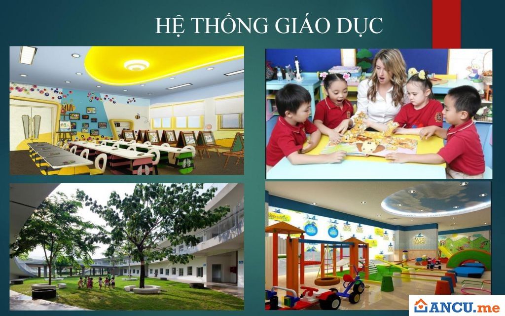 Lớp học và khu vui chơi cho trẻ tại dự án Emerald Bay Quảng Ninh