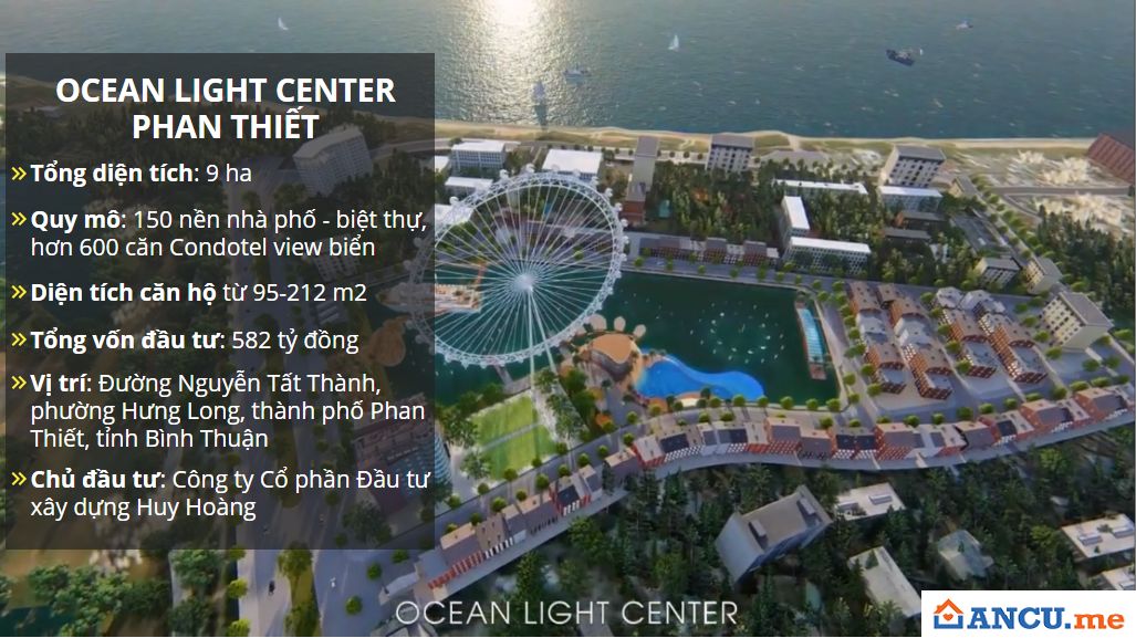 Mặt bằng dự án Ocean Light Center Phan Thiết