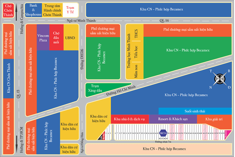 Mặt bằng dự án Sky Center City 4