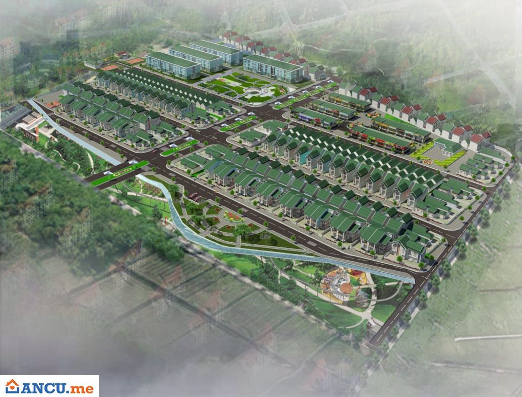 Phối cảnh tổng thể dự án khu đô thị Hoàng Thành Kon Tum