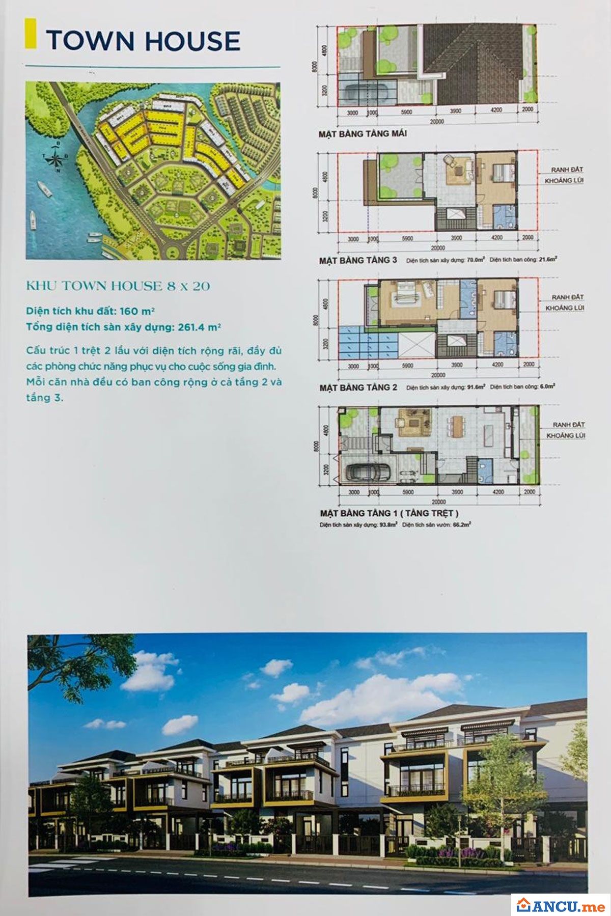 Thiết kế khu Single Villa dự án khu đô thị Aqua City