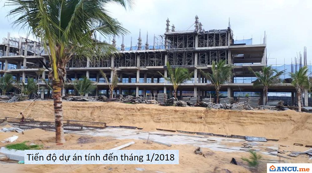 Tiến độ xây dựng dự án FLC Lux City Quy Nhơn tính đến tháng 1/2018