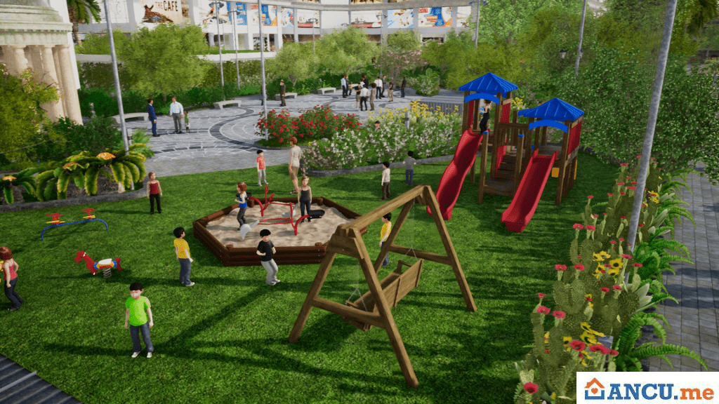 Khu vui chơi trẻ em dự án Green Center Villas