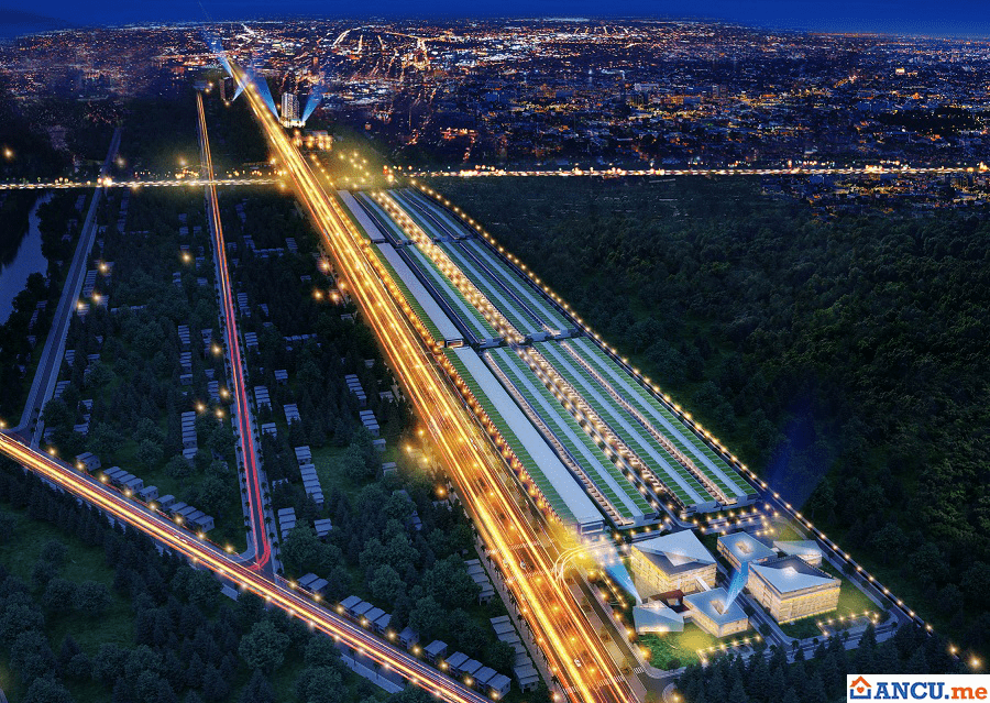 Hệ thống chiếu sáng hiện đại và đồng bộ bâc nhất của dự án Mega City Kon Tum