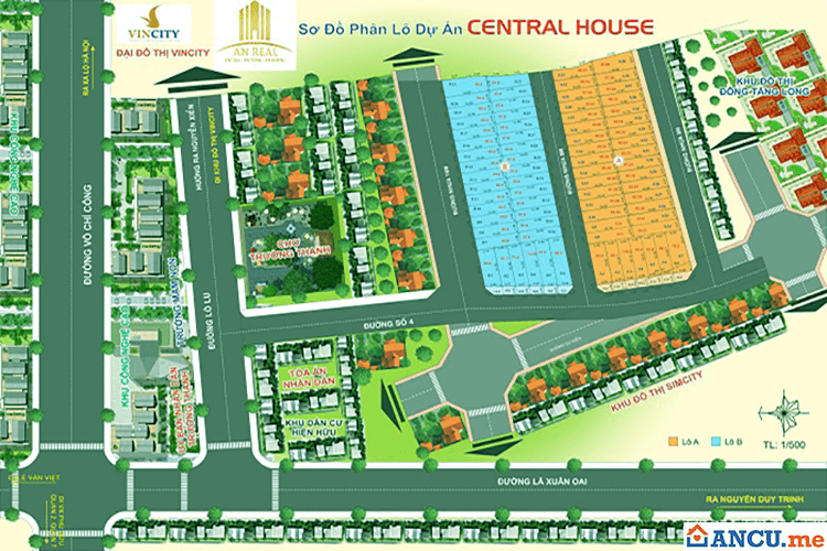 Phân lô dự án Gia Lai Central House