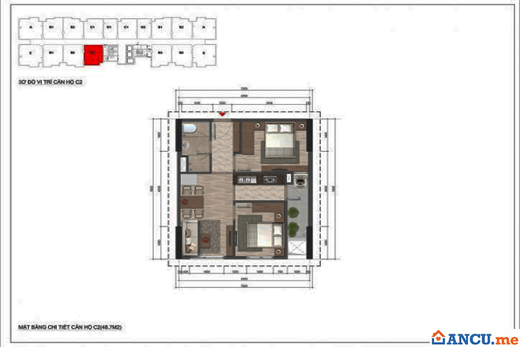 Thiết kế căn hộ CH-C2