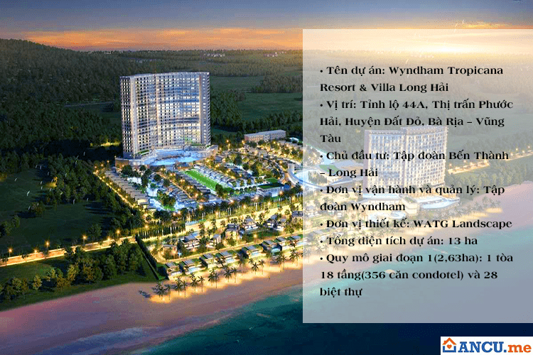 Tổng quan dự án Wyndham Tropicana Resort & Villa Long Hải