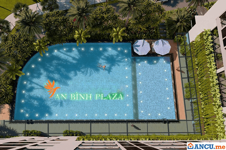 Bể bơi ngoài trời dự án An Bình Plaza