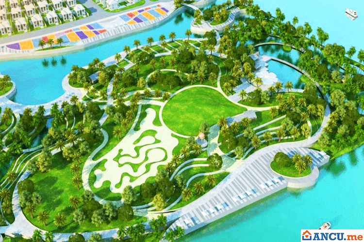 Công viên cây xanh dự án Palm Marina
