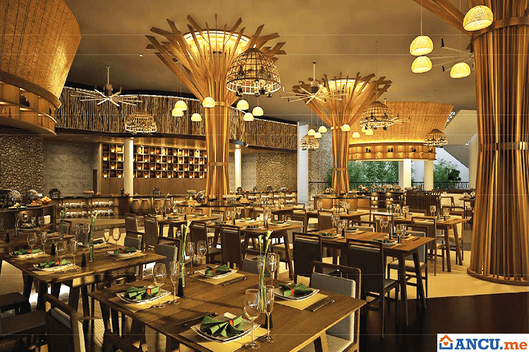 Nhà hàng sang trọng bên trong dự án Amiana Resort Cam Ranh