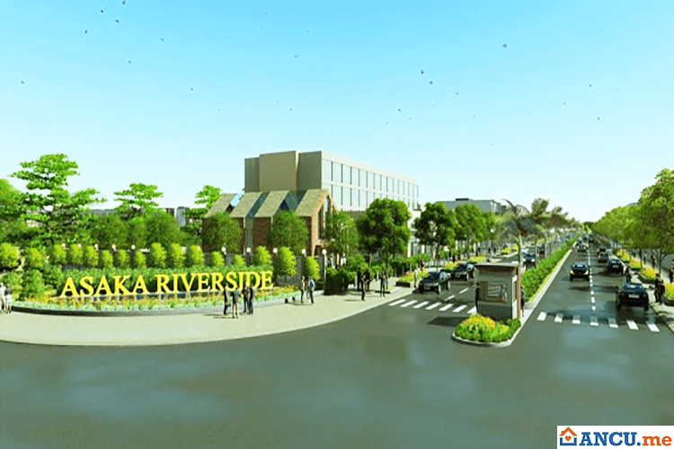 Phối cảnh cổng chào dự án Asaka Riverside