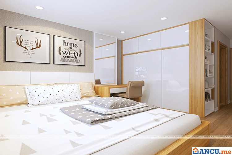 Phòng ngủ nhà mẫu dự án Mường Thanh Sơn Trà