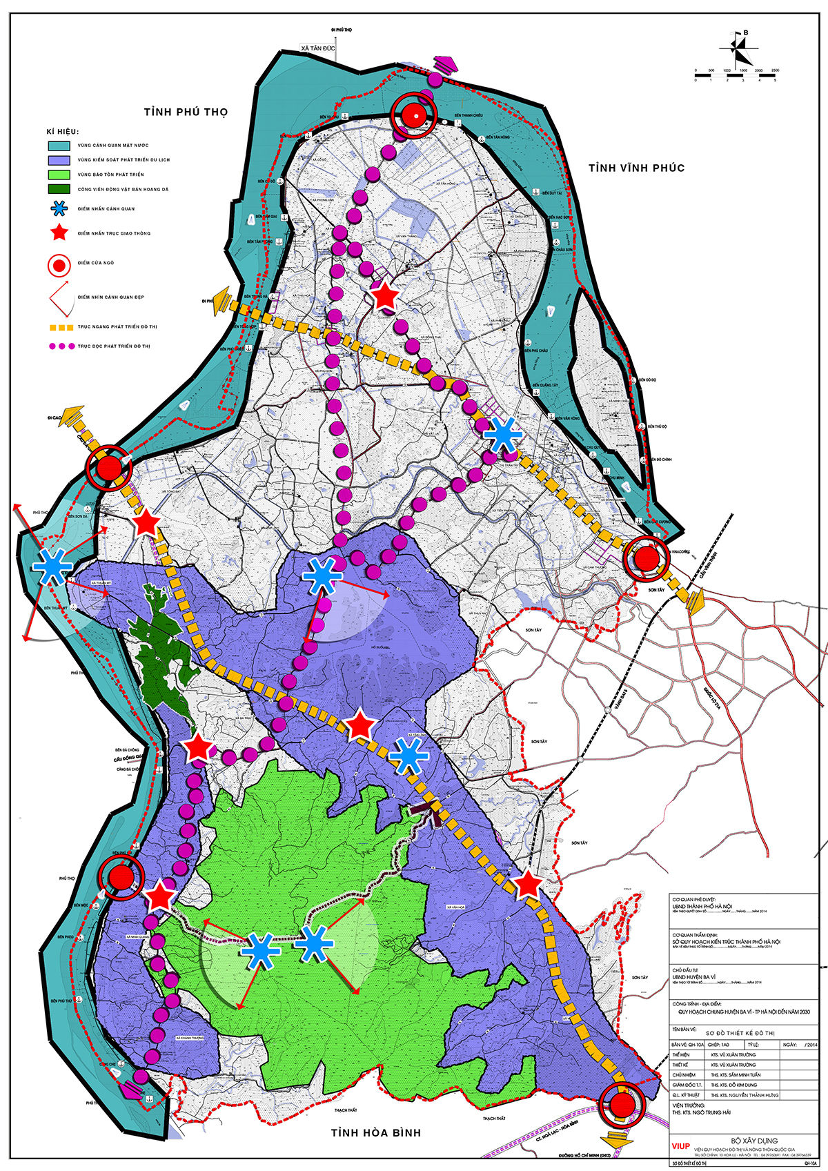 Bản đồ quy hoạch huyện Ba Vì thành phố Hà Nội đến năm 2020