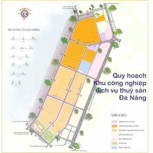 Bản đồ quy hoạch KCN dịch Vụ Thủy Sản Thọ Quang, thành phố Đà Nẵng