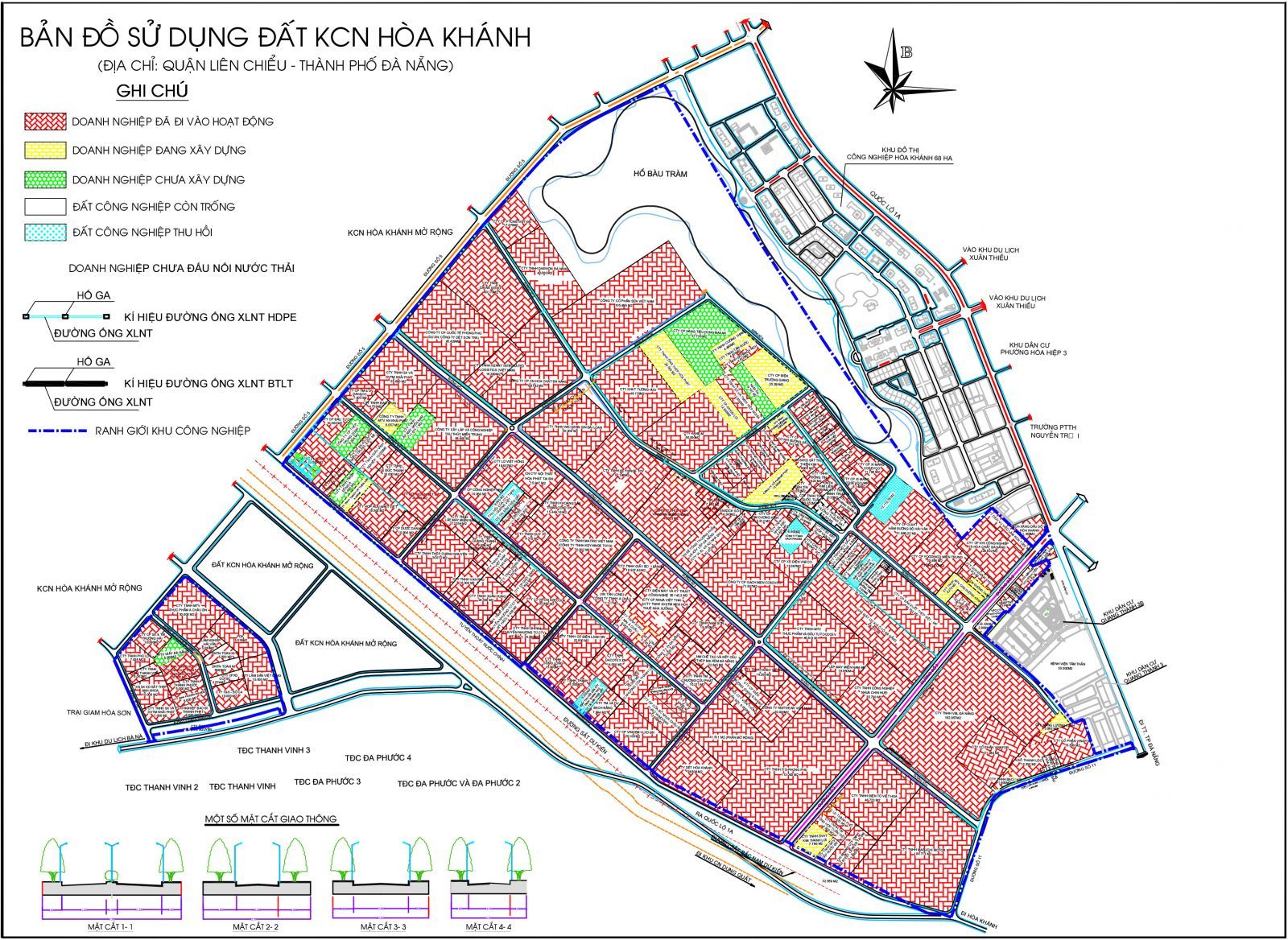 Bản đồ quy hoạch KCN Hòa Khánh - Đà Nẵng