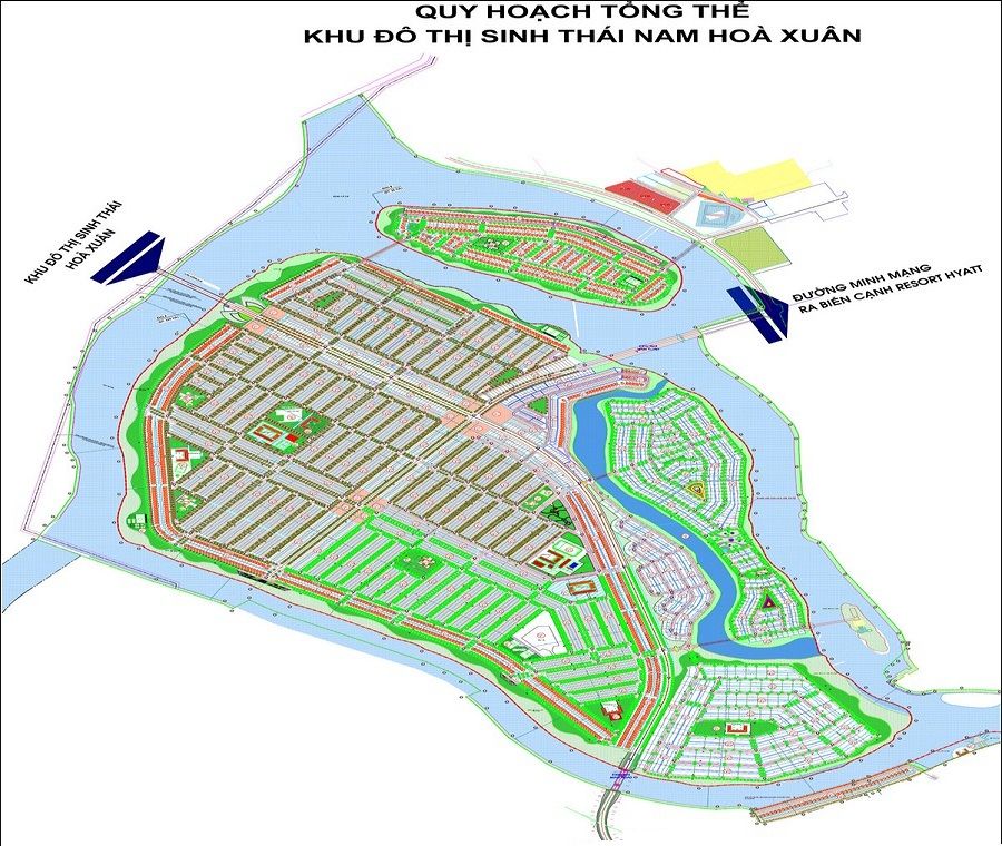 Bản đồ quy hoạch khu Nam Xuân Hòa Đà Nẵng