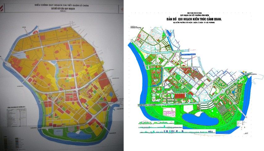 Bản đồ quy hoạch phường Vĩnh Niệm và quận Lê Chân, Hải Phòng 