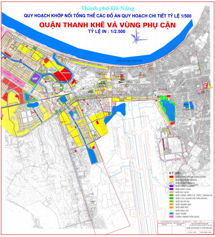 Bản đồ quy hoạch quận Thanh Khê, Đà Nẵng