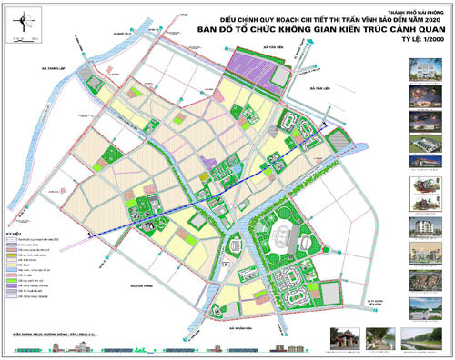 Bản đồ Quy hoạch thị trấn Vĩnh Bảo huyện Vĩnh Bảo Hải Phòng tỉ lệ 1/2000