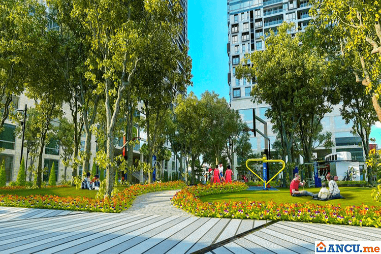 Công viên cây xanh nội khu dự án Mường Thanh Quê Hương