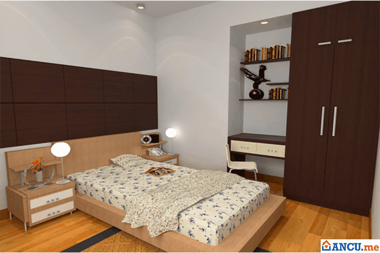Phòng ngủ căn hộ dự án 8X Đầm Sen