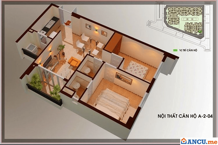 Thiết kế căn hộ mẫu dự án TaniBuilding Sơn Kỳ 2