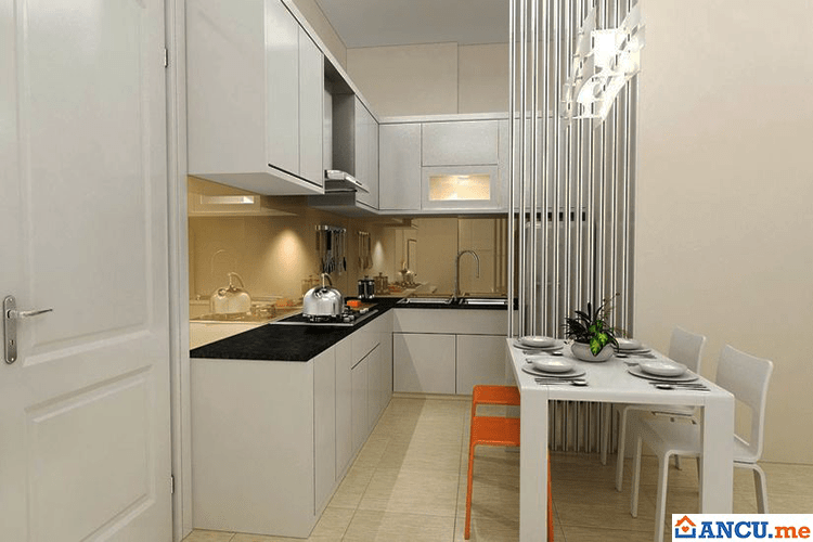 Thiết kế nhà bếp nhà mẫu chung cư Chánh Hưng Apartment