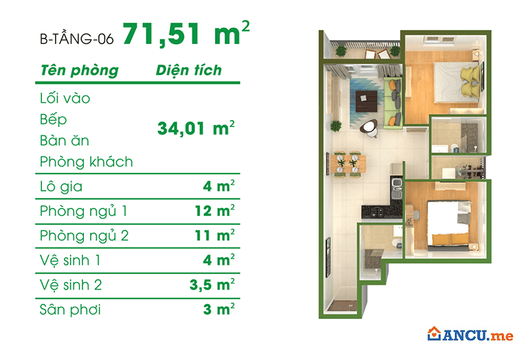 Thiết kế nhà mẫu 06 dự án Depot Metro Tower