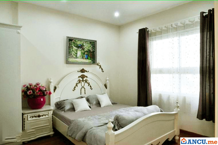Thiết kế phòng ngủ căn hộ mẫu dự án Chung cư Đông Hưng