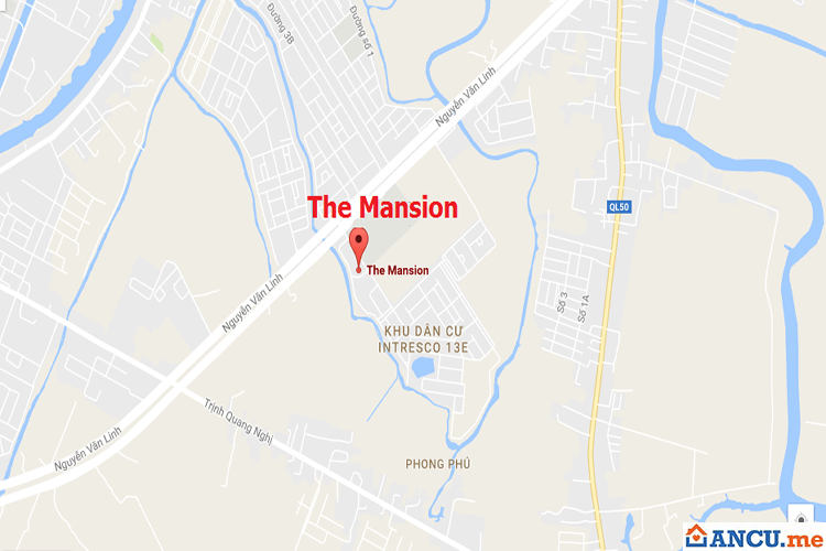 Vị trí dự án Chung cư The Mansion