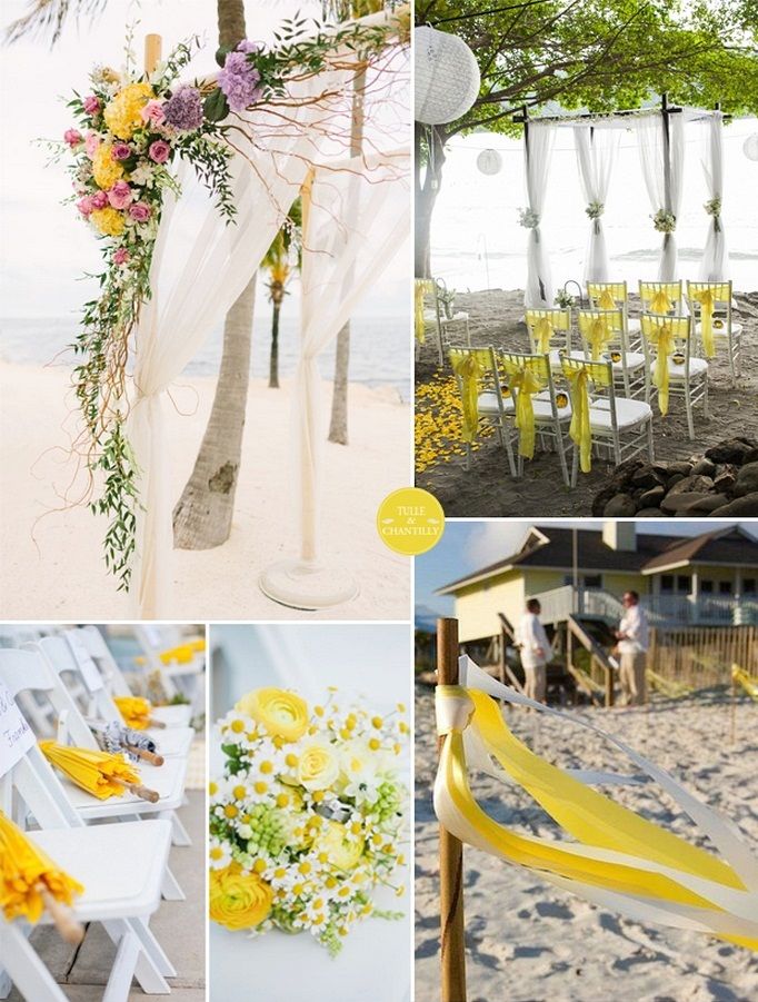 Ấn tượng với mẫu trang trí thiết kế tiệc cưới ở bãi biển lãng mạn