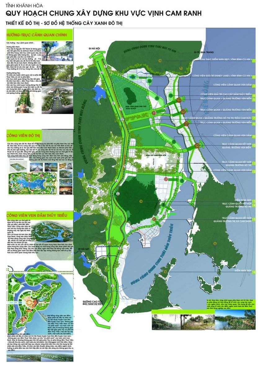 Bản đồ quy hoạch chung Vịnh Cam Ranh, TP Cam Ranh