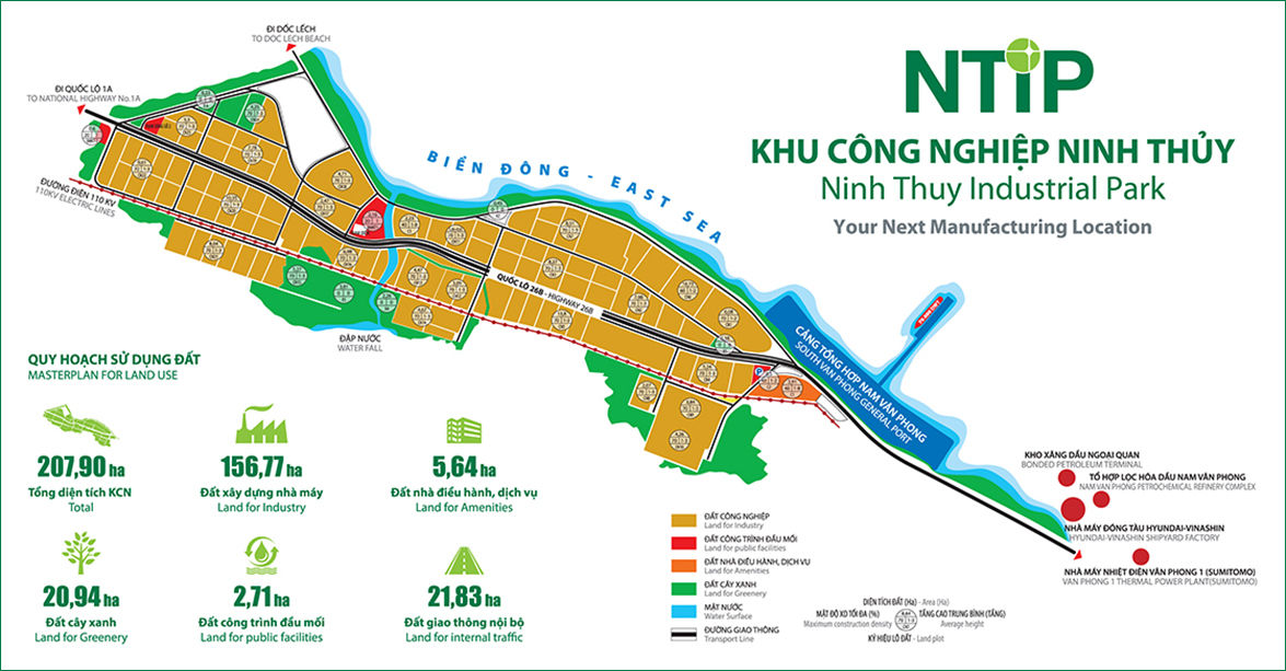 Bản đồ quy hoạch khu công nghiệp tỉnh Khánh Hòa - Ninh Thủy