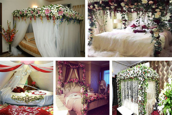 Các kiểu mẫu trang trí phòng cưới đẹp bằng hoa