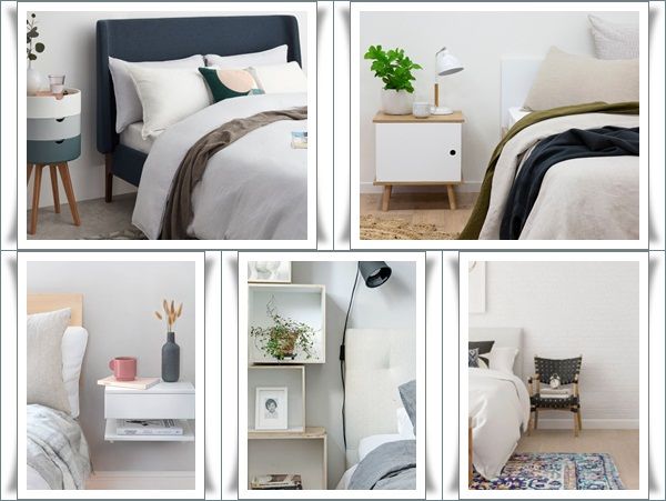 Thiết kế các mẫu tủ đầu giường đa dạng hình dáng phù hợp theo từng không gian