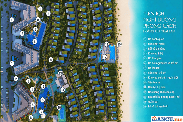 Tiện ích nội khu dự án Shantira Beach Resort