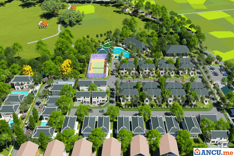 Phối cảnh dự án Green Oasis Villas