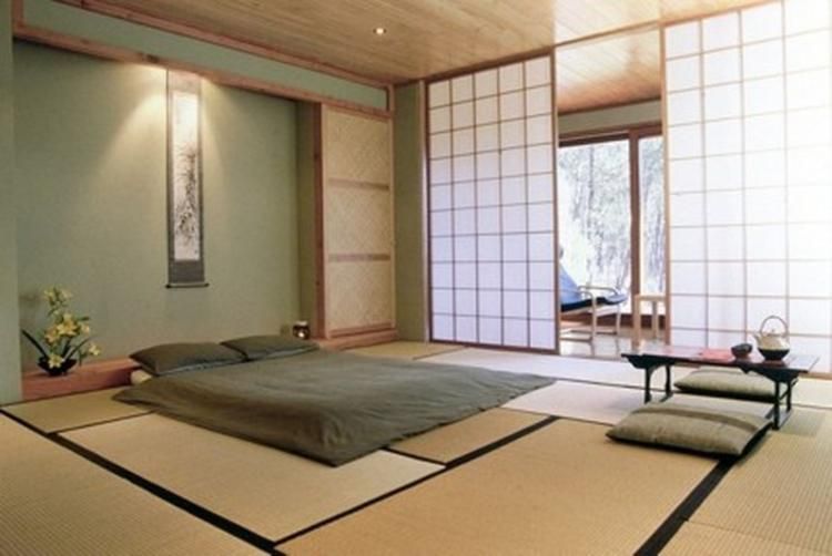 Thiết kế phòng ngủ không giường với đệm  giá rẻ, đơn giản đậm chất truyền thống