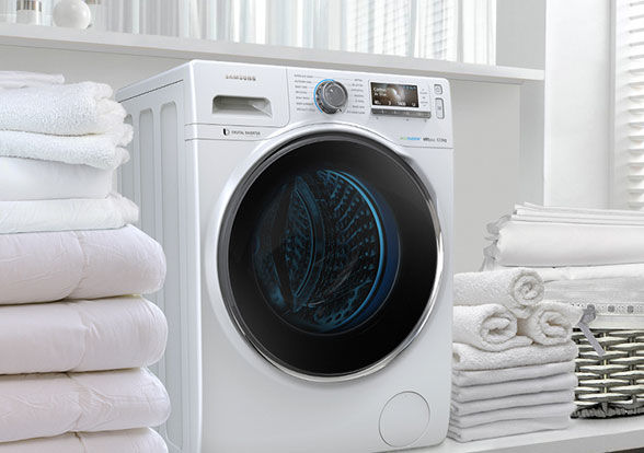 Máy sấy quần áo nhìn bề ngoài giống máy giặt