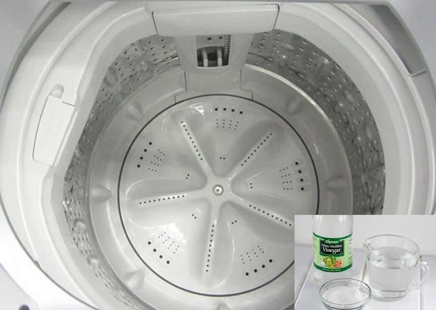 Cách vệ sinh máy giặt bằng giấm trắng và soda