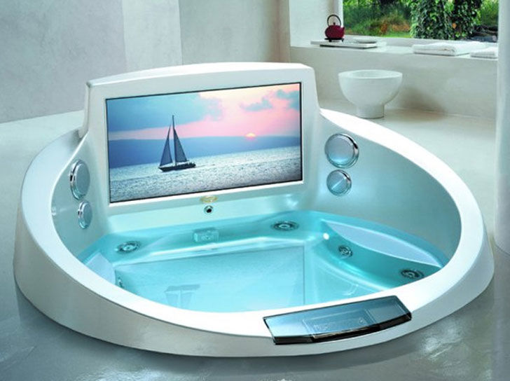Áp dụng công nghệ trong bồn tắm hiện đại