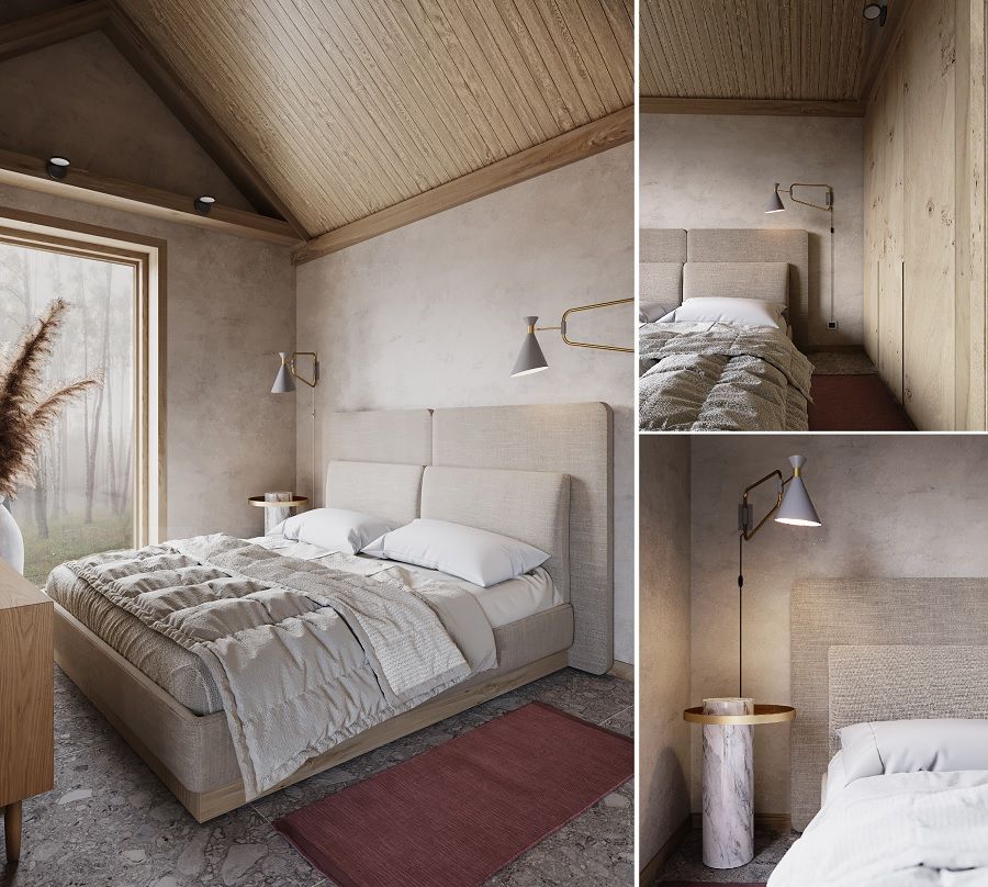 Phòng ngủ đơn giản mà vô cùng ấm cúng