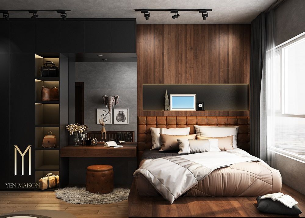 Thiết kế phòng ngủ theo phong cách công nghiệp