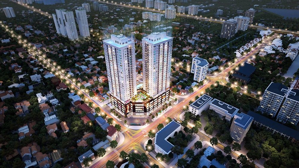 Dự án chung cư Tháp đôi Stellar Garden mang phong cách Singapore hiện đại
