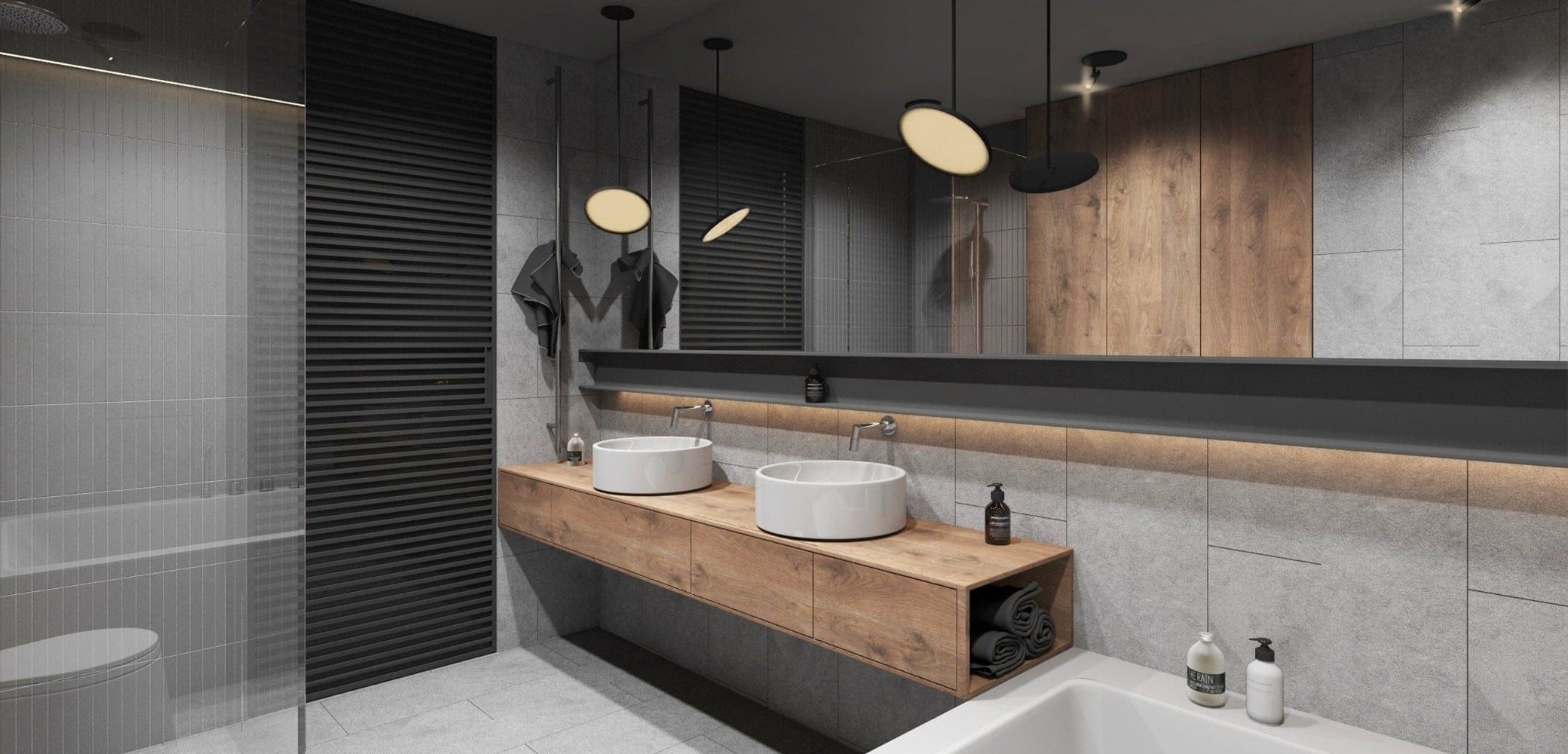 Phòng tắm tối giản, phù hợp với không gian và phong cách của ngôi nhà